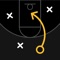 InfiniteHoops Whiteboard is a basketball whiteboard app for illustrating game plays
