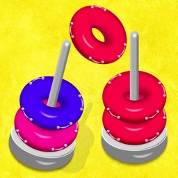 Hoop Stack Game - Color Sort