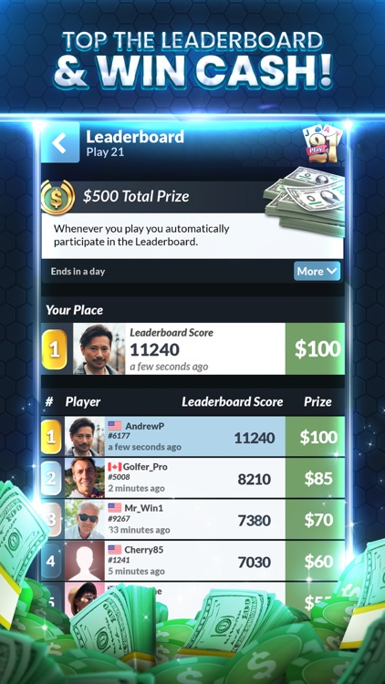 Play 21 - Real Money Card Game screenshot-5