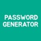 Password Generator is an app for generating strong passwords