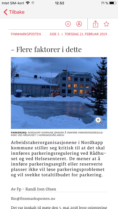 Finnmarksposten eAvis screenshot 3