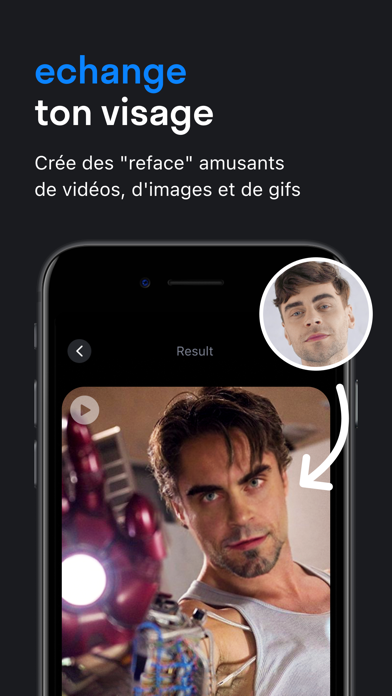 Reface: Morphing du Visage Reface: Morphing du Visage