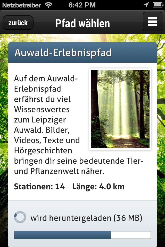 Auwald-Erlebnispfade screenshot 2