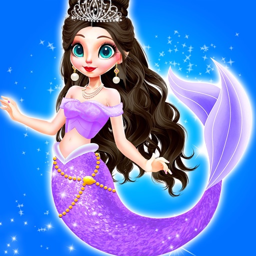 Princess Mermaid Makeup Games Icon