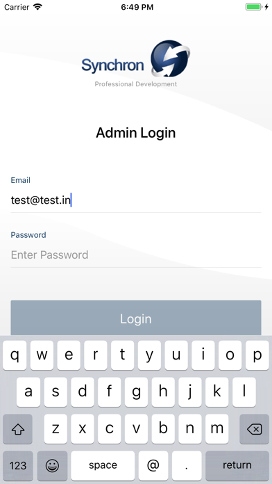 Screenshot #1 pour Synchron Admin