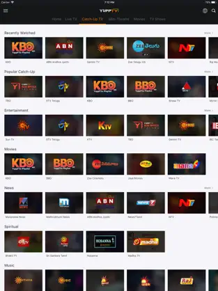Captura de Pantalla 4 YuppTV - Live TV & Movies iphone