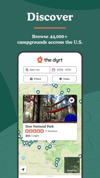 The Dyrt: Tent & RV Camping screenshot-1