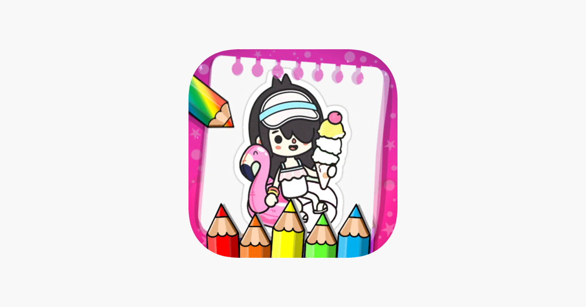 ?Toca Life Coloring Book on the Ap