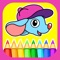 Icon Coloring book for live colors