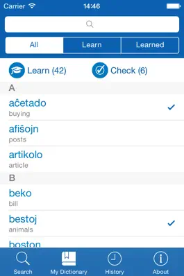 Game screenshot Esperanto−English dictionary hack