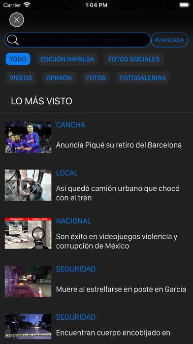 EL NORTE Screenshot