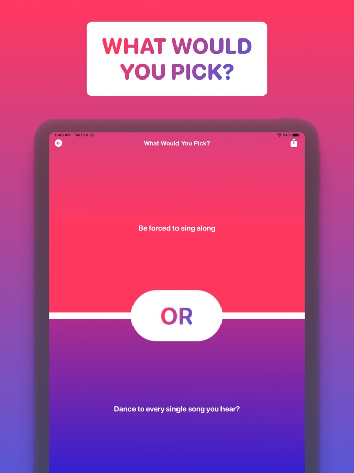 Would You Rather Games