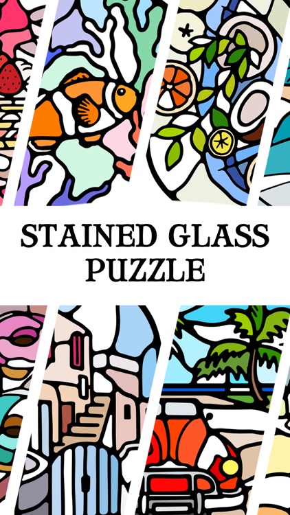 Stained Glass Puzzle: Jigsaw