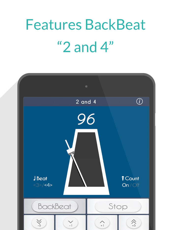2 and 4 Real Metronome
