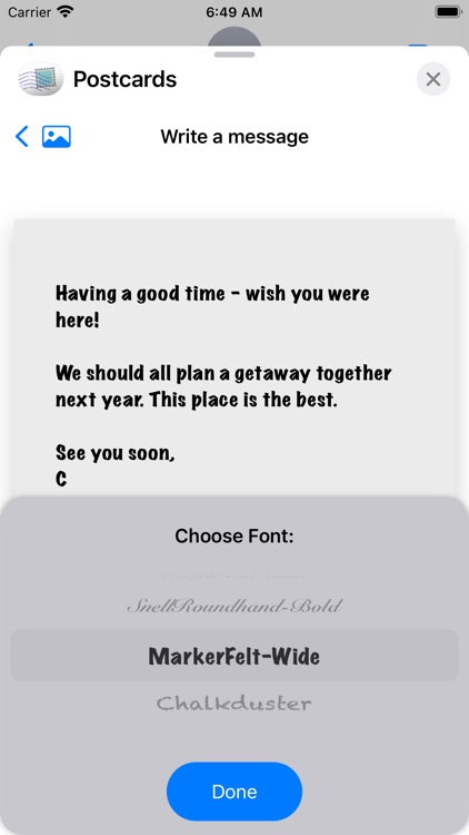 Postcards for iMessage screenshot-3