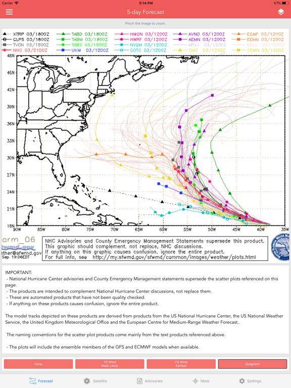 National Hurricane Center Data screenshot 4