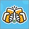 Cheers, Prost, Salud, Skal - however you say it, share it with Cheers Stickers