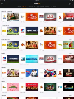 Screenshot 3 YuppTV - Live TV & Movies iphone