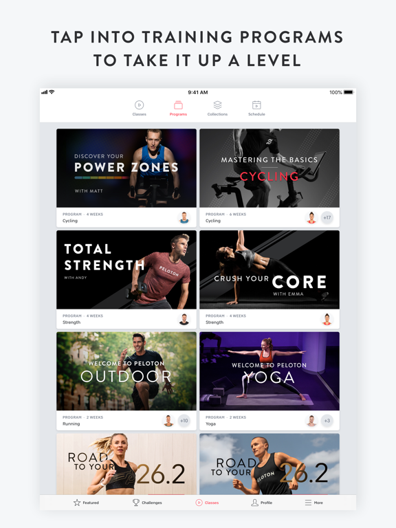 Peloton: Fitness & Workouts Ipad images