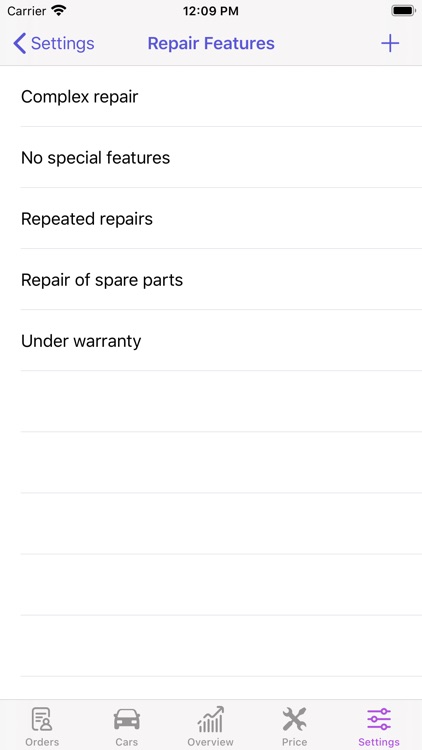 Auto repair: Service Tracker