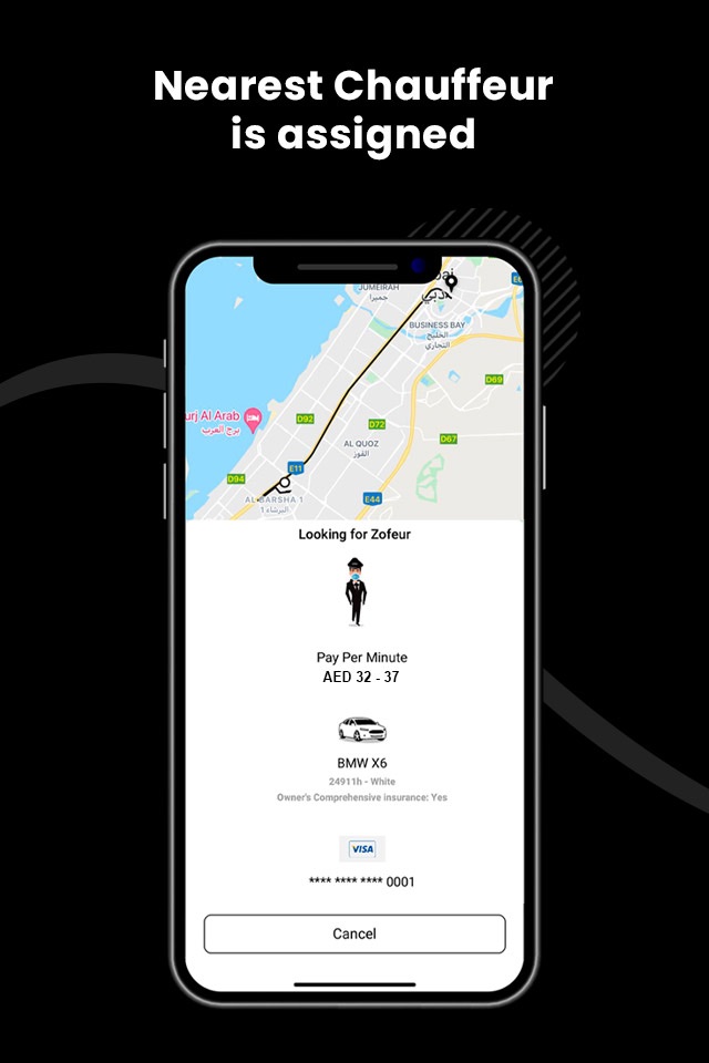 Zofeur - Hire a Safe Driver. screenshot 4