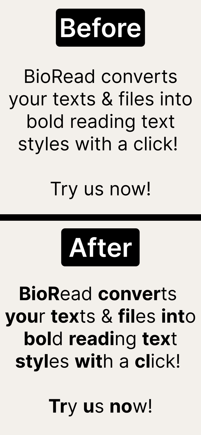 Bold Reading - BioRead