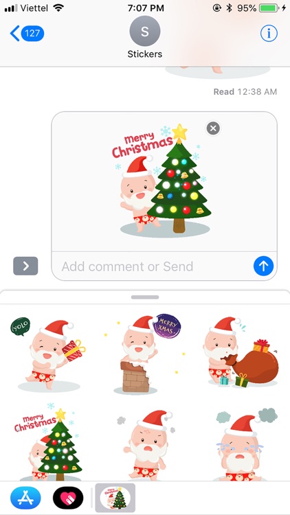 Christmas BoKid Funny Stickers