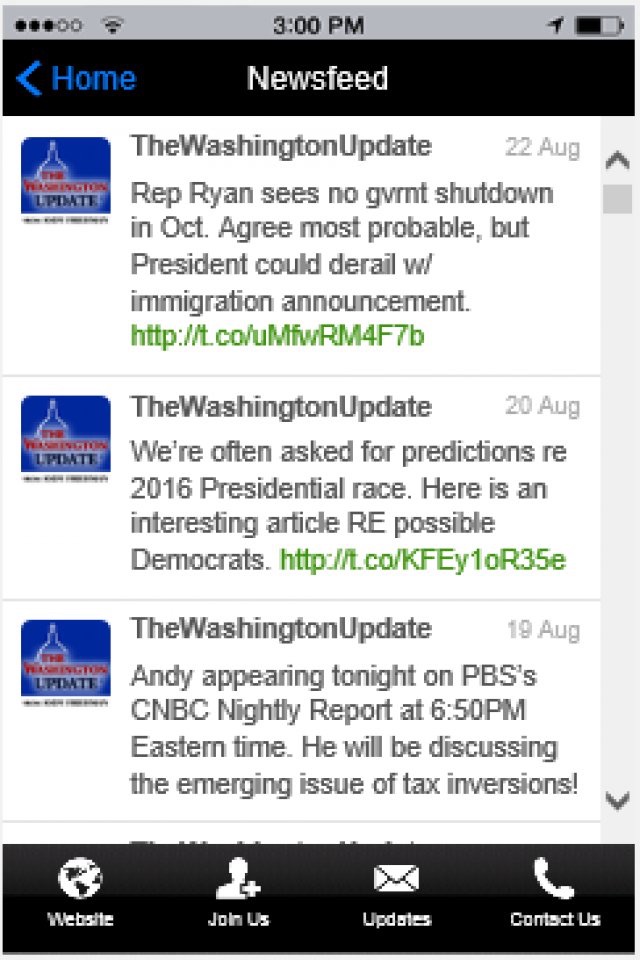 The Washington Update screenshot 2