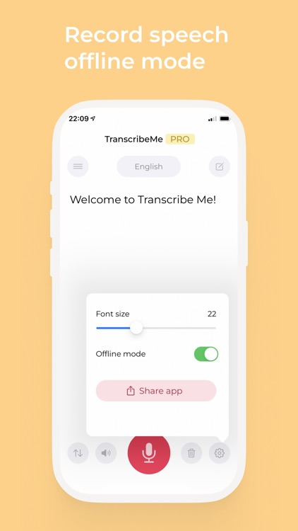 Transcribe Live Voice Notes