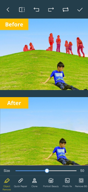 ‎Photo Retouch-Object Removal Screenshot