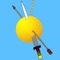 It is an archery game that shoots a moving target with an arrow