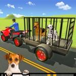 Pet Dog ATV Transporter Sim