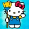 Explore Hello Kitty’s Town and interact with all the characters you love