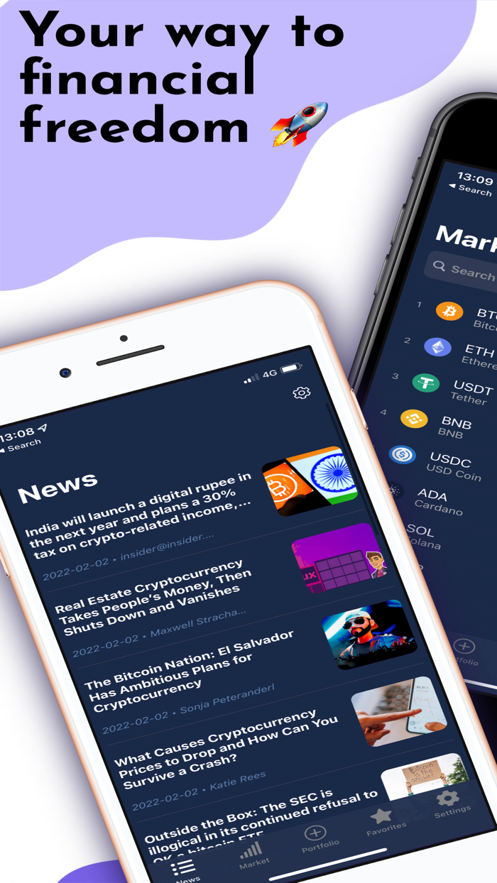 CryptoMarket - Portfolio