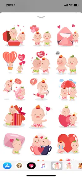 Game screenshot Valentine Emoji Funny Stickers mod apk