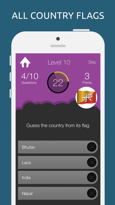 World Country Flags Quiz Game screenshot 2