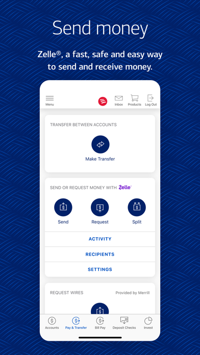 Bank of America Mobile Banking iphone images