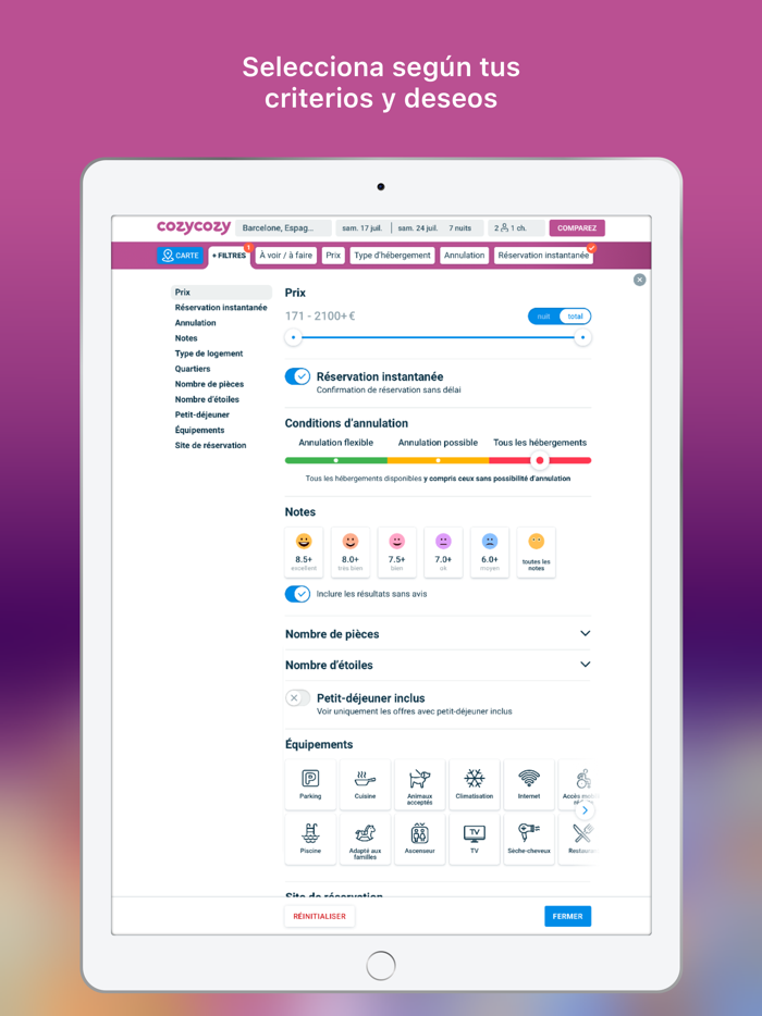 Cozycozy Compara alojamientos