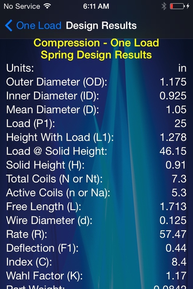 Springulator Spring Calculator screenshot 3