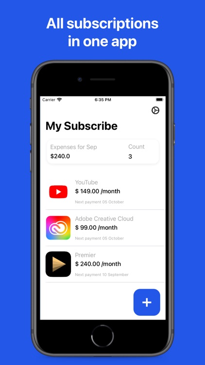 MySubscribe. Track subs