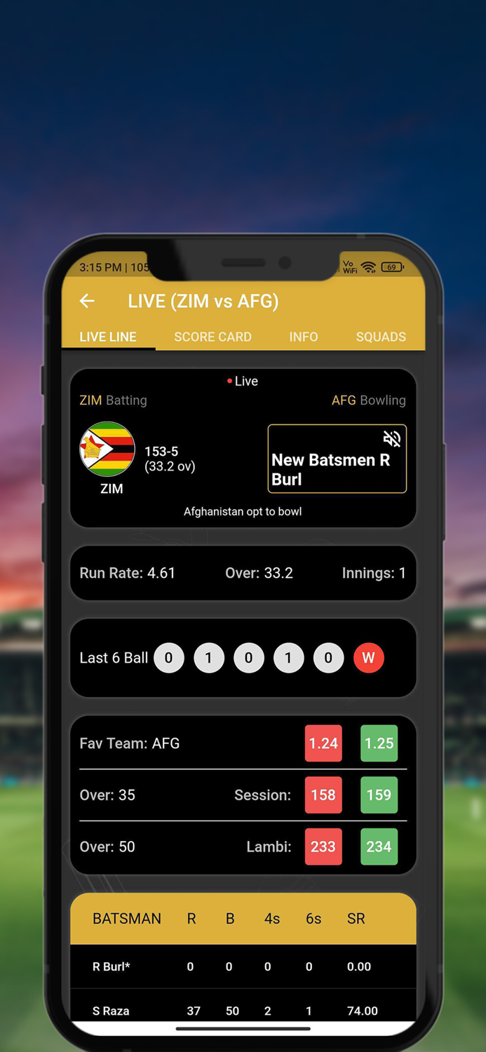 VVIP Live Line - Cricket Score