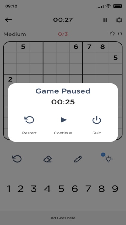 Sudoku Classic Number Game