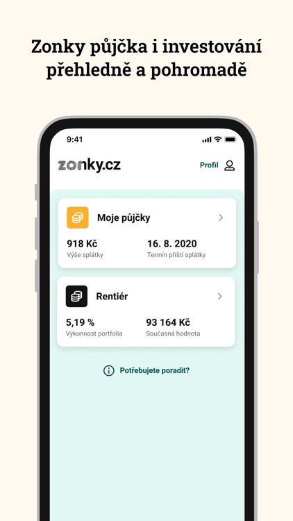 Zonky.cz: Půjčka a investice