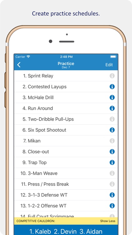 Basketball Drill Down