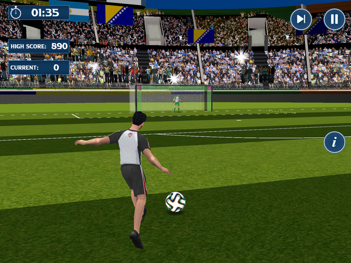 Soccer League Football Striker