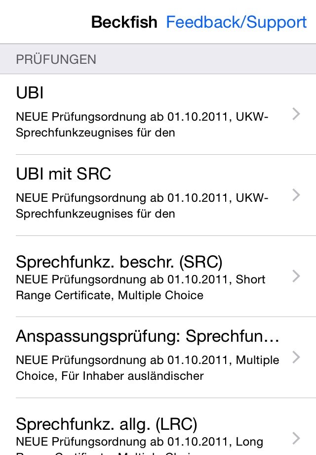 Sprechfunk SRC UBI screenshot 2