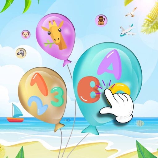Balloon Pop Kid Learning Games
