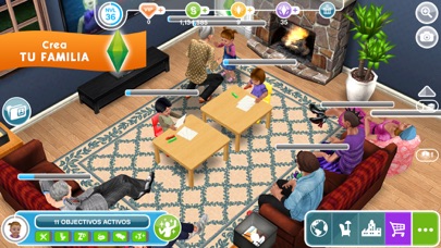 Los Sims™ FreePlay iPhone Capturas de pantalla