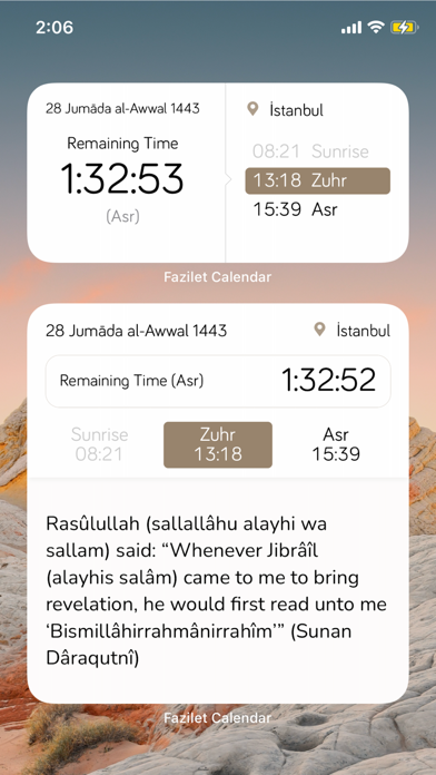 Fazilet Takvimi: Namaz Vakti screenshot 2