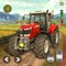 Drive tractor for plough and harvest crops in the field in Real Farming Tractor Simulator